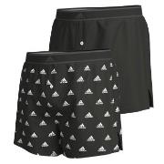 adidas 2P Active Woven Boxer Svart/Hvit bomull Medium Herre
