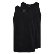 Claudio 2P Cotton Tanktop Svart bomull Small Herre