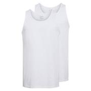 Claudio 2P Cotton Tanktop Hvit bomull Large Herre