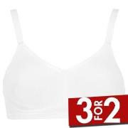 Damella BH Carla Soft Bra Hvit polyester E 95 Dame
