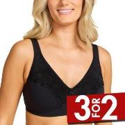 Damella BH Felice Soft Bra Svart bomull F 70 Dame