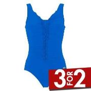 Damella Jennifer Padded Swimsuit Blå 42 Dame