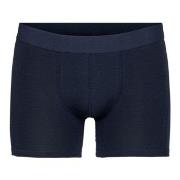 Pierre Robert For Men Cotton Boxer Mørkblå økologisk bomull Small Herr...