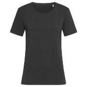 Stedman Claire Relaxed Women Crew Neck Svart ringspunnet bomull Small ...
