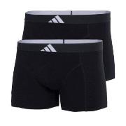 adidas 2P Active Flex Cotton Body Trunk Svart bomull Small Herre