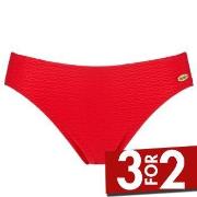 Damella Brigitte Textured Bikini Brief Rød nylon 40 Dame