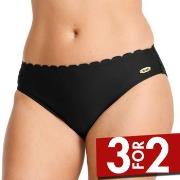 Damella Emily Wavy Bikini Brief Svart 40 Dame