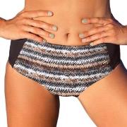 Wiki Puerto Rico Swim Midi Shape Brun mønstret 36 Dame