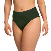 Wiki Swim Tai Highwaist Brief Mørkgrørnn  36 Dame