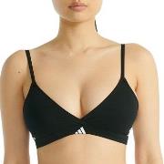 adidas BH Sport Active 3 Stripes Triangle Bralette Svart bomull Medium...