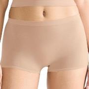 Sloggi Truser 2P GO Sense Shorts Beige modal Large Dame