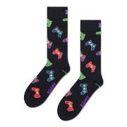 Happy socks Strømper Gaming Controller Sock Svart mønstret bomull Str ...