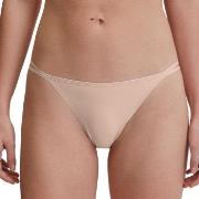 Calida Truser Sleek Skin Low Cut Tanga Brief Beige Large Dame