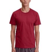 Calida Remix Basic Sleep T-shirt Rød bomull Medium Herre