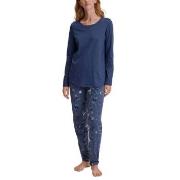 Calida Mystic Nights Pyjamas Marine bomull Large Dame
