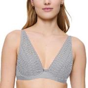Triumph BH Aura Spotlight Plunge Bra Lysgrå D 80 Dame