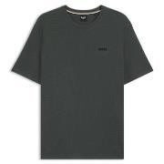 BOSS Waffle T Shirt Mørkgrørnn  X-Large Herre