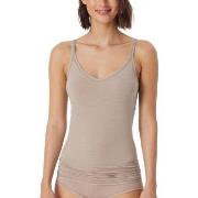 Schiesser Personal Fit Spaghetti Top Brun Small Dame