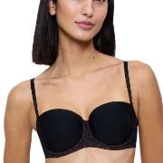 Triumph BH Signature Sheer Wired Balconette Bra Svart C 85 Dame