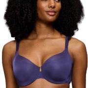 Triumph BH BMU Illusion Curve Minimizer Bra Mørkelilla D 75 Dame