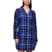 Triumph Boyfriend NDW X Checks Mørkblå bomull 44 Dame