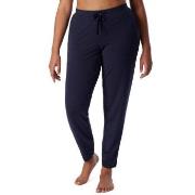 Schiesser Mix and Relax Long Cuffs Pants Blå bomull X-Small Dame