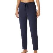 Schiesser Mix and Relax Long Modal Pants Blå modal Small Dame