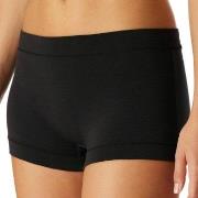 Schiesser Truser Unique Cotton Boyshort Svart bomull X-Large Dame