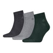 Calvin Klein Strømper 3P Classic Quarter Socks For Men Multi-colour-2 ...
