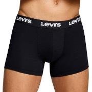 Levis 2P Repeat Logo Boxer Brief Svart bomull X-Large Herre