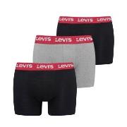 Levis 3P Repeat Logo Boxer Brief Multi Multi-colour-2 bomull Large Her...