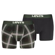 Levis 2P Argyle Check Boxer Grønn bomull Large Herre