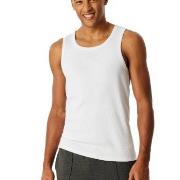 Schiesser Men Double Rib Tank Top Hvit bomull XX-Large