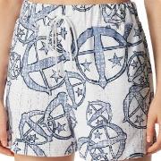 Schiesser Mix and Relax Women Shorts Hvit Mønster  bomull X-Small Dame