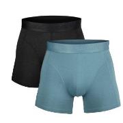 Salming 2P Boxer Briefs Svart/Blå XX-Large Herre