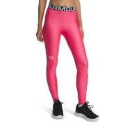 Under Armour HeatGear Leggings Rosa polyester Large Dame