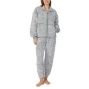 DKNY Chill In Style Zip Top Jogger Set Grå polyester Small Dame