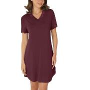 Lady Avenue Bamboo Nightdress SS Plomme Bambus X-Large Dame