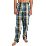 Jockey Loungewear Pant Woven Blå/Gul bomull Large Herre