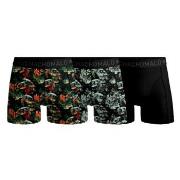 Muchachomalo 3P Cotton Stretch Boxer Svart/Grønn bomull Large Herre