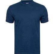 Dovre T-shirts Marine økologisk bomull Large Herre