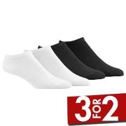 Damella Strømper 4P Ankle Socks Svart/Hvit Str 35/38 Dame