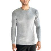 Bread and Boxers Long Sleeve Crew Neck Grå økologisk bomull X-Small He...