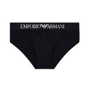 Armani Logo Brief Svart bomull Medium Herre