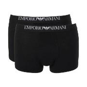Armani Viscose Jersey Boxer 2P Svart viskose Medium Herre