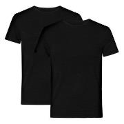 Resteröds 2P Organic Cotton Crew Neck Svart økologisk bomull X-Large H...