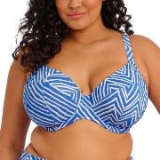 Elomi Fiji Falls Plunge Bikini Top Hvit/Blå K 90 Dame