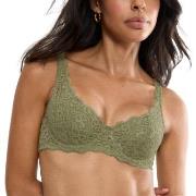 Triumph BH Amourette Wired Bra With Lace Oliven E 95 Dame