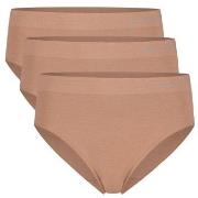 Bamboo basics Truser 3P Belle Seamless Full Brief Lysbrun  Small Dame