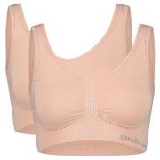 Bamboo basics BH 2P Nova Seamless Bra Rosa Small Dame